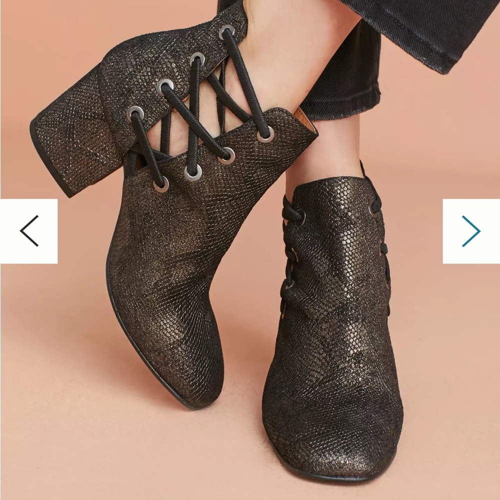 Hudson London Kris Metallic bootie